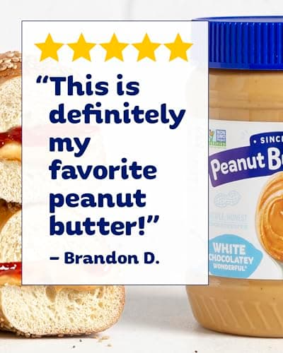 Peanut Butter & Co. Peanut Butter, White Chocolate Wonderful, 16 Ounce Jars (Pack of 6) — view 4