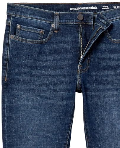 Amazon Essentials Men's Skinny-Fit Stretch Jean, Dark Vintage, 34W x 28L — view 5