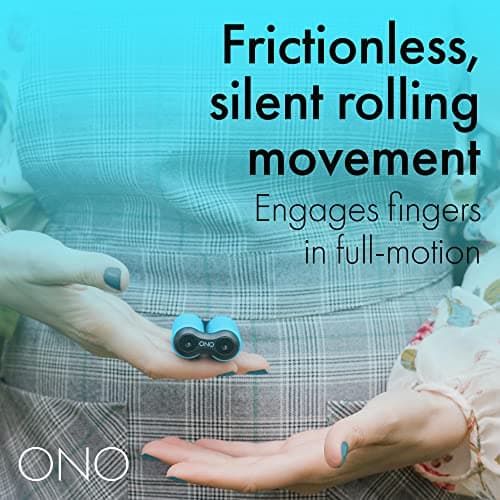 ONO Roller - Handheld Fidget Toy for Adults | Help Relieve Stress, Anxiety, Tension | Promotes Focus, Clarity | Compact, Portable Design (Junior Size/ABS Plastic, Teal) — view 3