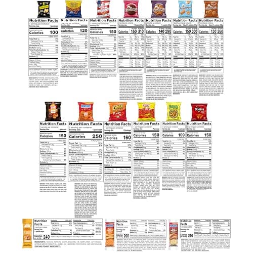 Frito-Lay Ultimate Snack Care Package, Favorites Mix, Variety Assortment of Chips, Cookies, Crackers & More, 40 Count