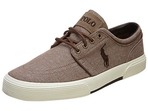 POLO RALPH LAUREN Men's Faxon Low, Tan, 11 M US