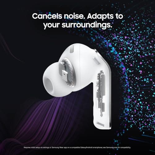 Samsung Galaxy Buds 4 Pro (2026) AI True Wireless Bluetooth Earbuds, Hi-Res Audio, 2-Way Speaker, ANC 2.0, Optimized Comfort, IP57, Live Translation, White [US Version, 2 Yr Warranty] — view 4