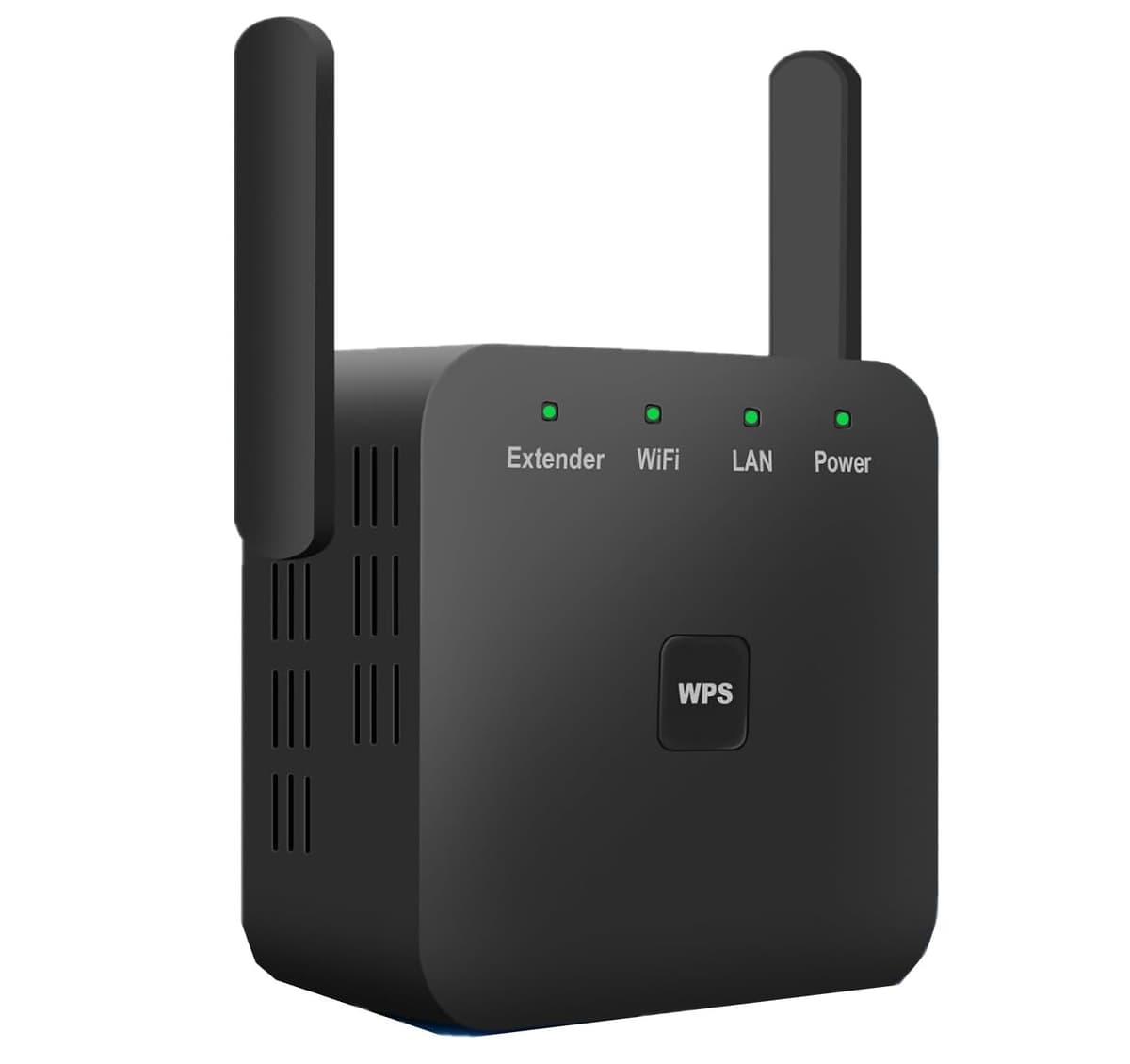 2026 WiFi Extender, WiFi Booster, WiFi Repeater, Covers Up to 9800 Sq.ft and 50 Devices, Internet Booster - with Ethernet Port, Quick Setup, Home Wireless Signal Booster（Black）