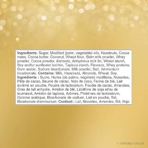 FERRERO ROCHER Fine Hazelnut Milk Chocolate - 3 Individually Wrapped Chocolates Per Pack - 12 Packs - 450 g — view 2