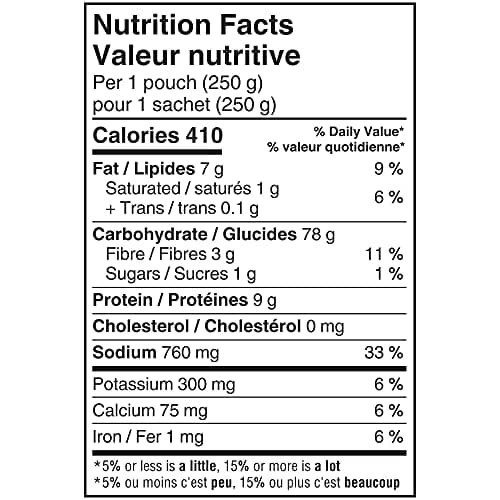 BEN'S ORIGINAL BISTRO EXPRESS Long Grain & Wild Rice Roasted Chicken Flavour, Side Dish, 250g Pouch — view 9