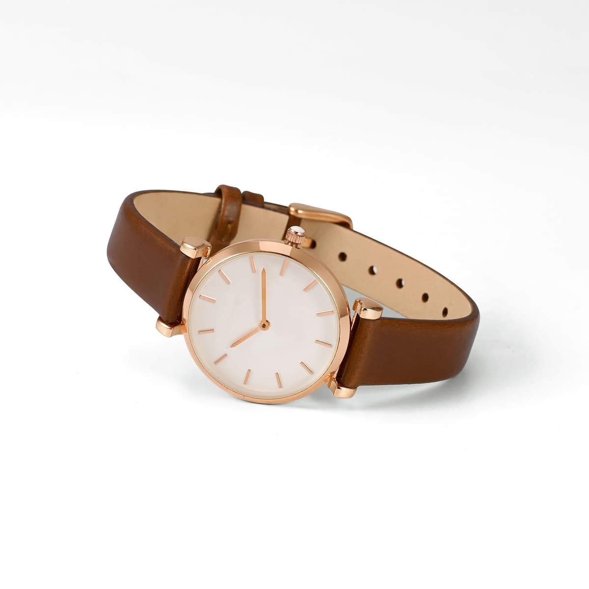 WOCCI Elegantes Correas de Reloj, Correa de Repuesto de Cuero Genuino, Hebilla de Acero Inoxidable, 8mm 10mm 12mm 13mm 14mm 16mm 18mm 20mm 22mm — view 193