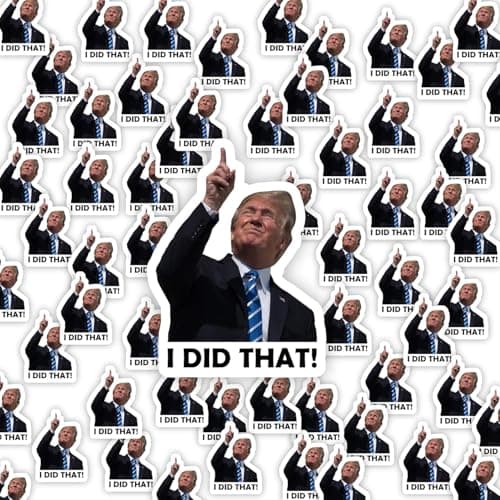 Trump I Did that Stickers, 2.5inch I Did that Trump Sticker 100PCS — view 4