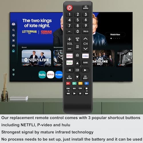 EONCHARM Universal Remote Control for All Samsung TV Compatible with All Samsung LCD LED HDTV 3D Smart TVs Models — view 6