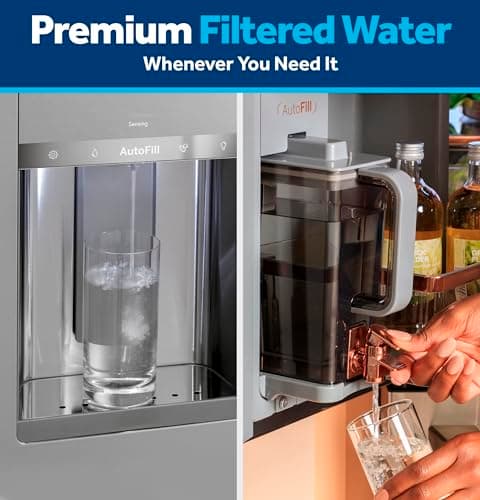 GE XWFE Refrigerator Water Filter, Genuine Replacement Filter, Certified to Reduce Lead, Sulfur, and 50+ Other Impurities, Replace Every 6 Months for Best Results, Pack of 1 — view 2