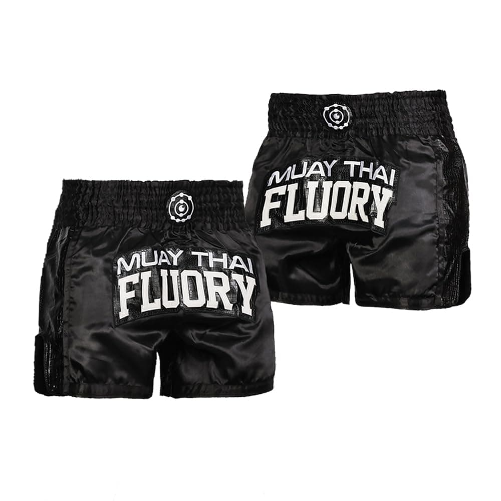 FLUORY Muay Thai Shorts, MMA Fight Shorts Ropa de Entrenamiento Jaula Lucha Grappling Artes Marciales Kickboxing Shorts Ropa — view 49