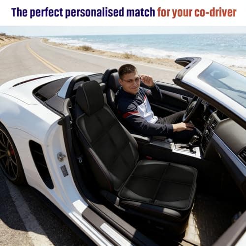 Bacgnyer Car Seat Protector, 1 Pack Carseat Seat Protectors with Thick Padding and Non-Slip Backing, Waterproof 600D Fabric Car Seat Cover for Baby Child Car Seats with 2 Mesh Pockets — view 2