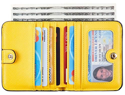 Toughergun Wallet Women Rfid Blocking Small Compact Bifold Luxury Leather Pocket Wallet Ladies Mini Purse with ID Window