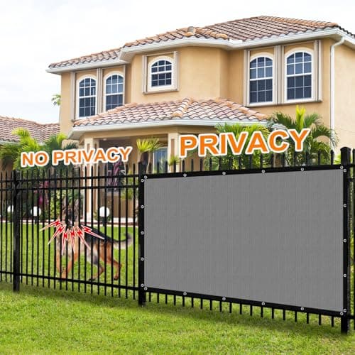 Artpuch 90% Sun Shade Cloth, 10 x 10 FT Pergola Shade Cover Canopy with Grommets, Sun Screen Fabric Tarp for Patio, Outdoor, Garden, Backyard, Light Grey — view 4