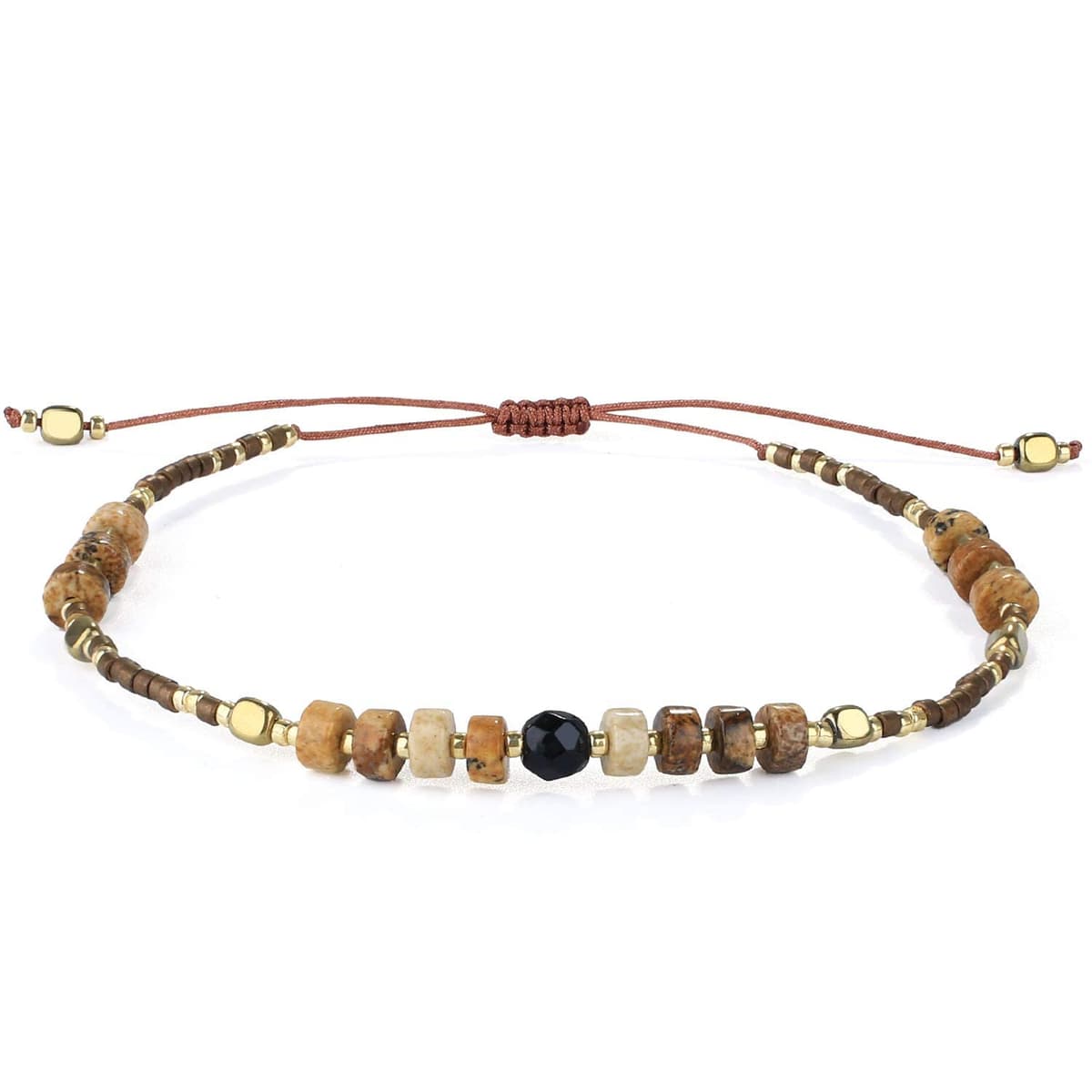 KELITCH Pulseras Amistad con Cuentas Concha Cristal Color Bohemio Pulsera Hecha A Mano Brazaletes Joyería para Mujer — view 38