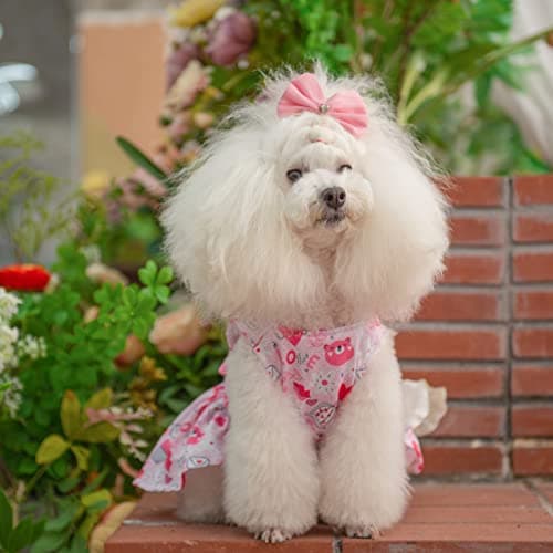 CuteBone Dog Mesh Dress Puppy Sundress Pet Outfit Summer Fashion for Small Dogs Girl Cat Clothes — view 5