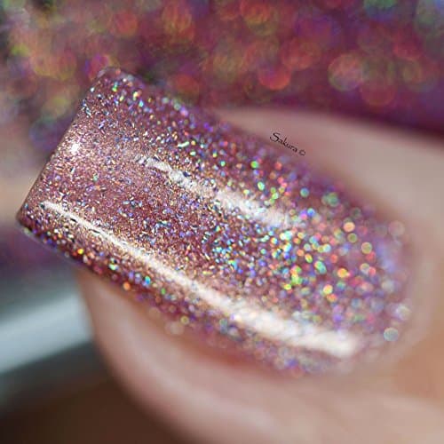 ILNP Ballet Slipper - Soft Pink Holographic Nail Polish, Ballet Pink Shimmer Polish, Vegan, Non-Toxic, Cruelty Free — view 8
