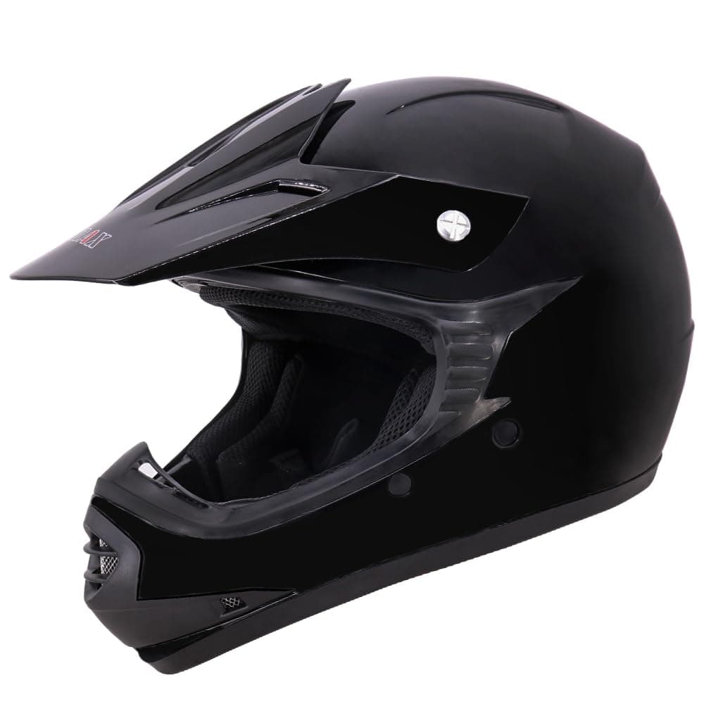 Zorax Black XL (55-56cm) Kids MX Motocross Helmet Children Motorbike Dirt Bike Helmet ECE 22-06 — view 3