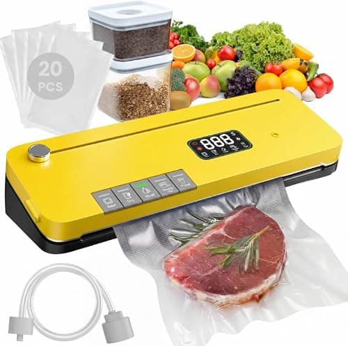 Vacuum Sealer Machine Food Sealing Machine, Built-in Cutter