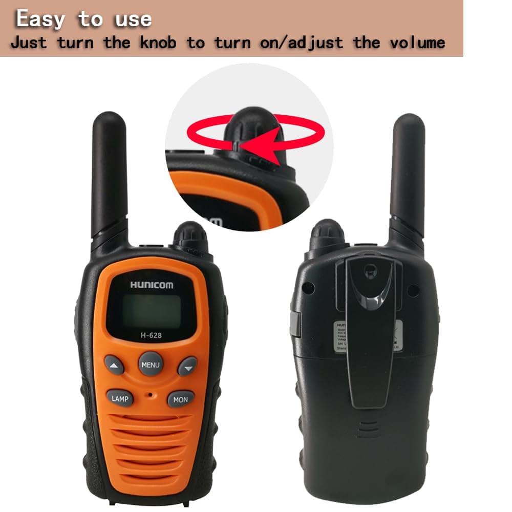Walkie Talkies Rechargeable for Adults, Long Range PMR Two Way Radios Walky Talky with Flashlight VOX 1200 mAh Battery — view 3