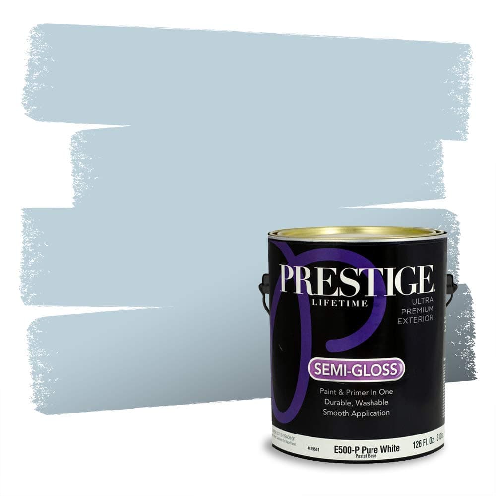 PRESTIGE Paints Interior Paint and Primer In One, 1-Gallon, Semi-Gloss, Comparable Match of Valspar* Dewdrop* — view 534