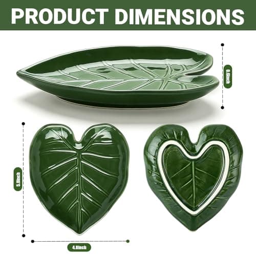 Cute Leaf Ceramic Spoon Rest for Stove Top and Kitchen Counter — view 5