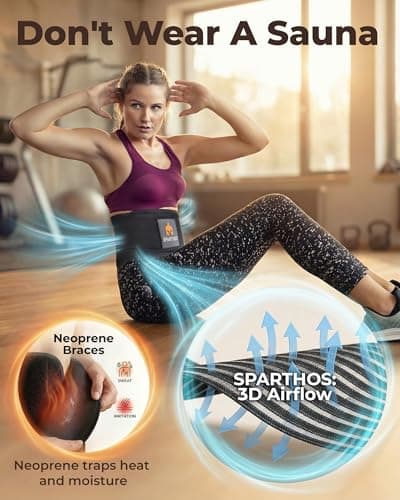 Sparthos Back Brace for Lower Back Pain - Immediate Relief from Sciatica, Herniated Disc, Scoliosis - Breathable + Lumbar Support Pad - For Men & Women - Fits 44–52″ Waist (Large, Check Size Chart) — view 3