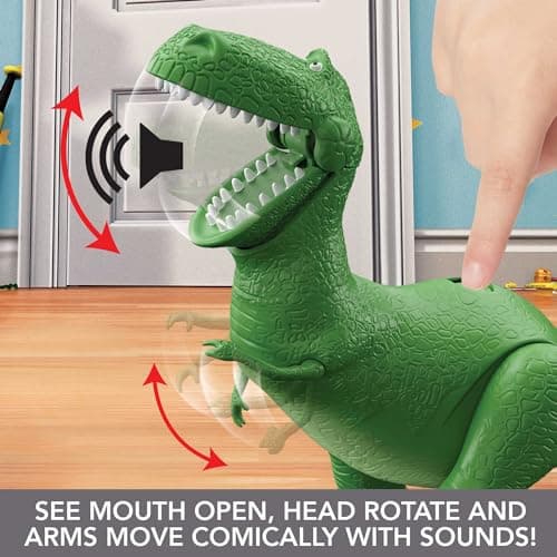 Mattel Disney and Pixar Toy Story Roarin’ Laughs Rex — view 3