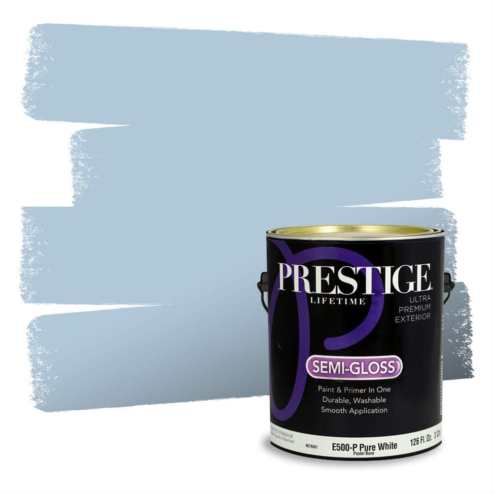 PRESTIGE Paints Interior Paint and Primer In One, 1-Gallon, Semi-Gloss, Comparable Match of Valspar* Dewdrop* — view 1266