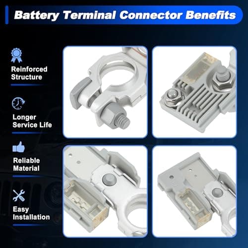 INFINAUTO 120Amp Battery Fuse Fuselink with Positive Battery Terminal for Mitsubishi Galant Outlander Eclipse Replaces 3673966J00 MN164188 for Chrysler — view 4