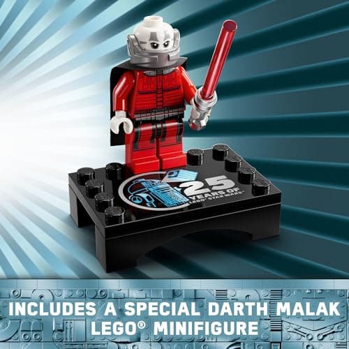 LEGO Star Wars R2-D2 Building Toy Set - Play or Display Star Wars Toy for Boys & Girls, Ages 10+ - Gift Ideas for Kids & Fans - Includes 25th Anniversary Darth Malak Minifigure - 75379 — view 5
