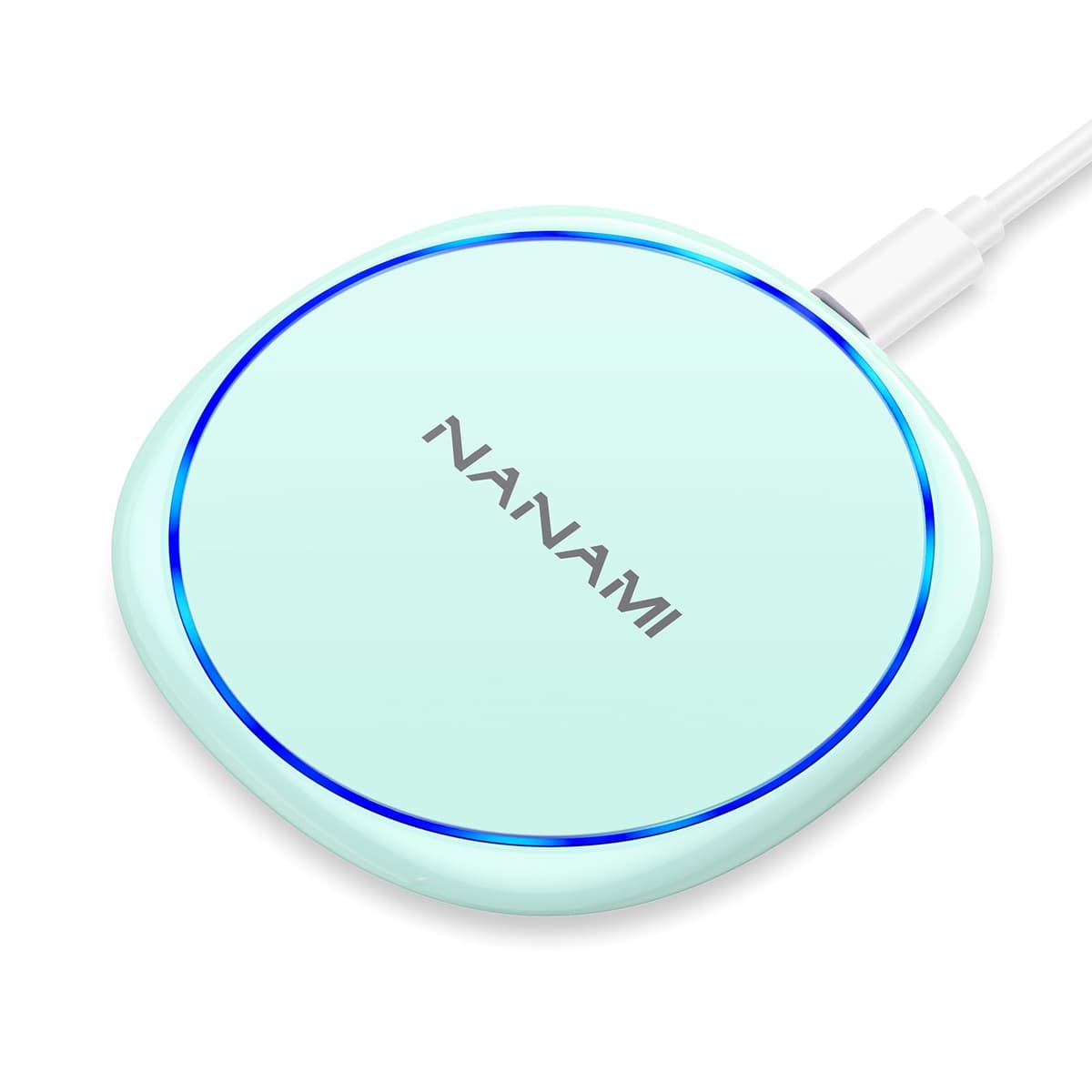 NANAMI Wireless Charger for iPhone and Samsung - Wireless Charging Pad 10W Max for iPhone 17 16 15 14 13 12 SE2 11 Xs XR X New Airpods and Galaxy S26 S25 Ultra S25+ S24 FE S23 S22 S21 S20 S10 — view 9