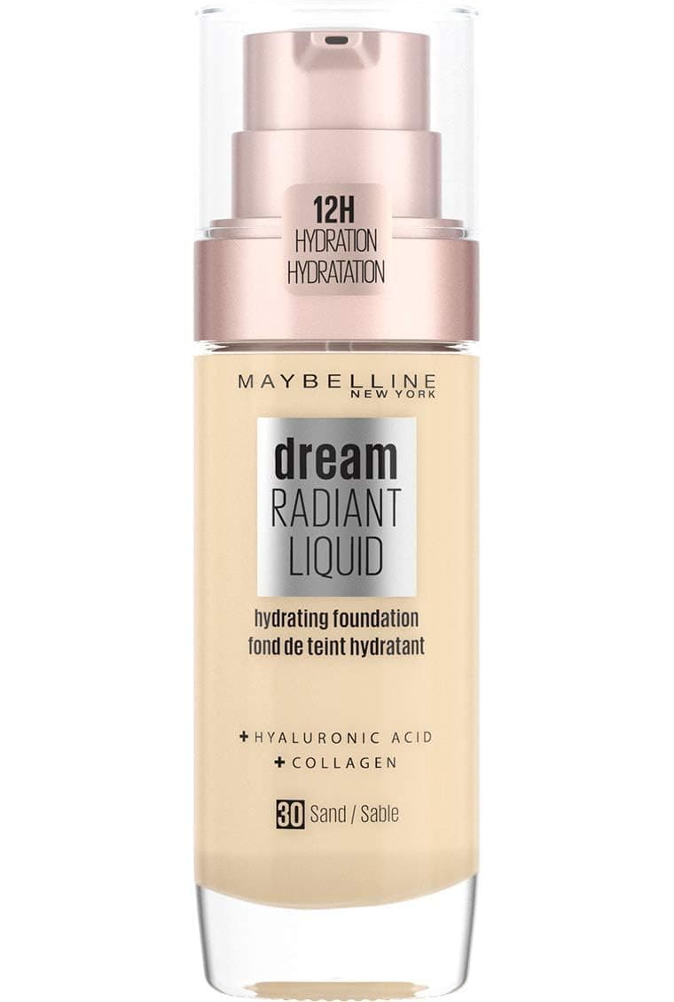 Maybelline Foundation, Dream Radiant Liquid Hydrating Foundation with Hyaluronic Acid and Collagen - Lightweight, Medium Coverage Up to 12 Hour Hydration, 30 Sand — view 35