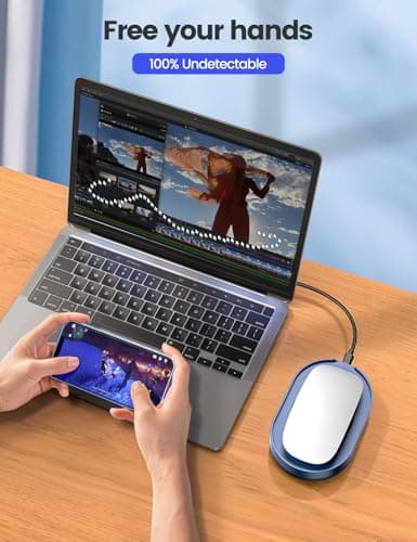 Vaydeer Undetectable Mouse Mover, M4 Mouse Jiggler Device with ON/Off Switch, Driver-Free Shaker Wiggler Mouse Movement Simulation for Computer Awakening, Gift Ideal for Men/Women — view 6