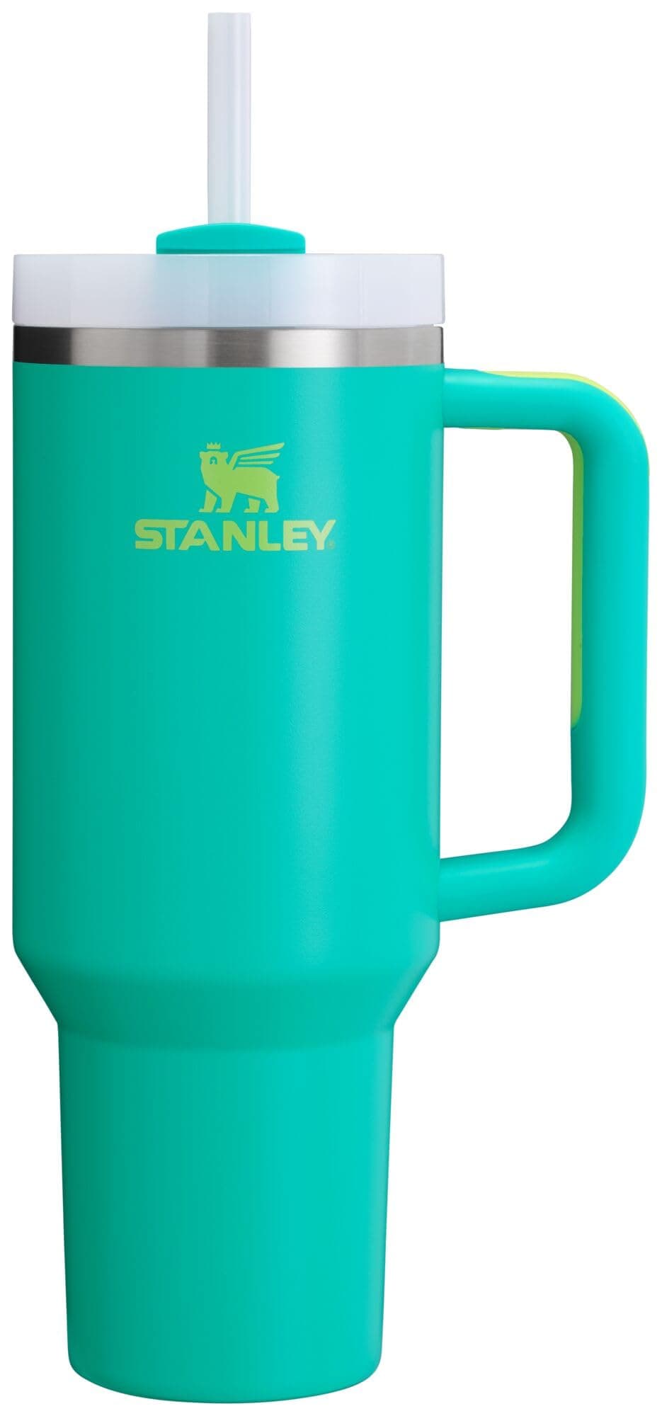 Stanley Quencher - Vaso H2.0 con mango - 1200 ml - Tapa de rosca con pajita incluida - Antifugas y portavasos de coche compatible para viajes - Vaso térmico de acero — view 20