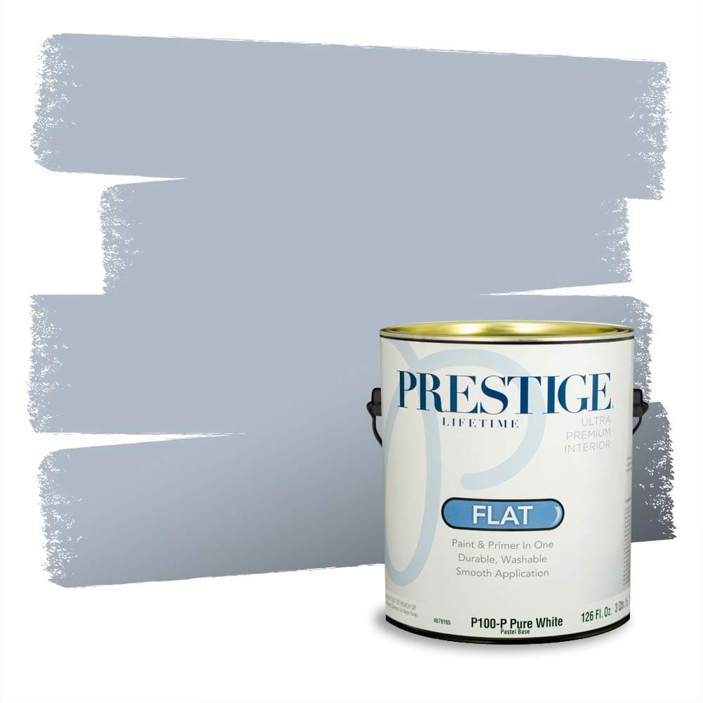 PRESTIGE Paints Interior Paint and Primer In One, 1-Gallon, Semi-Gloss, Comparable Match of Valspar* Dewdrop* — view 992