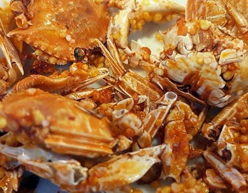 UMAYA - Okabe Kanikko - Ready To Eat Fried Japanese Baby Crabs - With A Hint Of Sweet Honey and Savory Seasonings - Crunchy Gourmet Snack From Japan - Individual 2.3oz (65g) Snack Size Bag - Pack of 1 — view 5