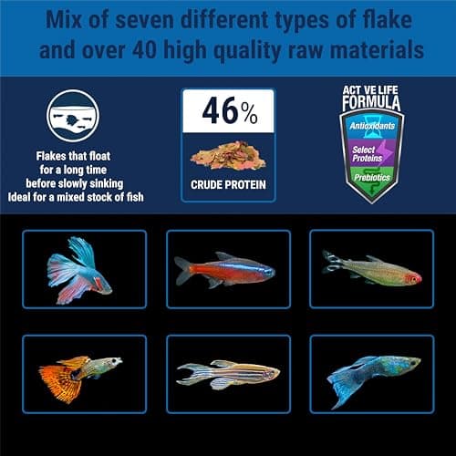 TetraMin Nutritionally Balanced Tropical Flake Food for Tropical Fish, 7.06 oz (pack of 1) — view 4