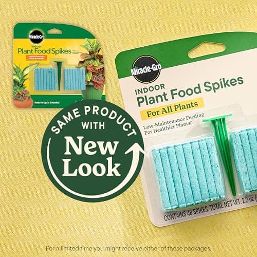 Miracle-Gro Indoor Plant Food Spikes for All Plants, 48 Spikes