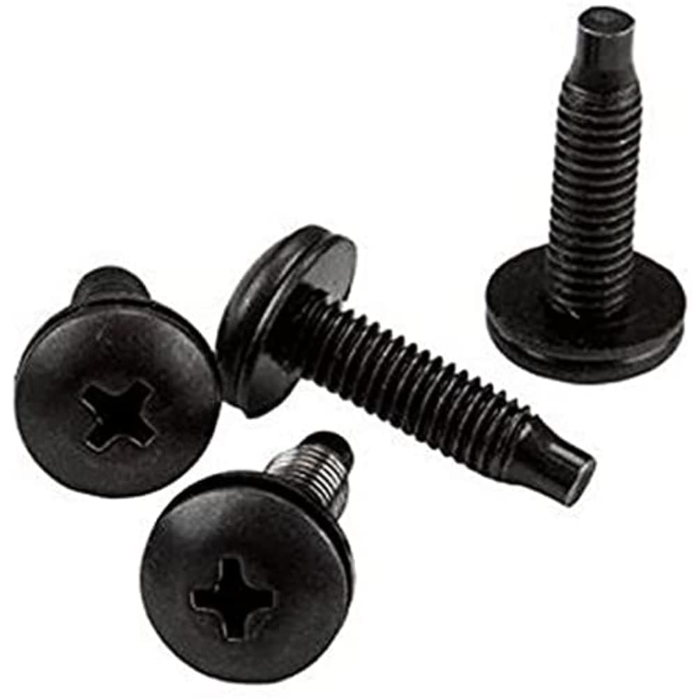 StarTech.com M5 Cage Nuts and Screw - 12 mm Rack Screws and Cage Nuts - 50 Pack - Black - Replacement Serve Rack Screws (CABSCREWM5B) — view 5