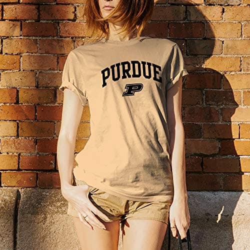 UGP Campus Apparel AS03 - Purdue Boilermakers Arch Logo T-Shirt - Large - Vegas Gold — view 2