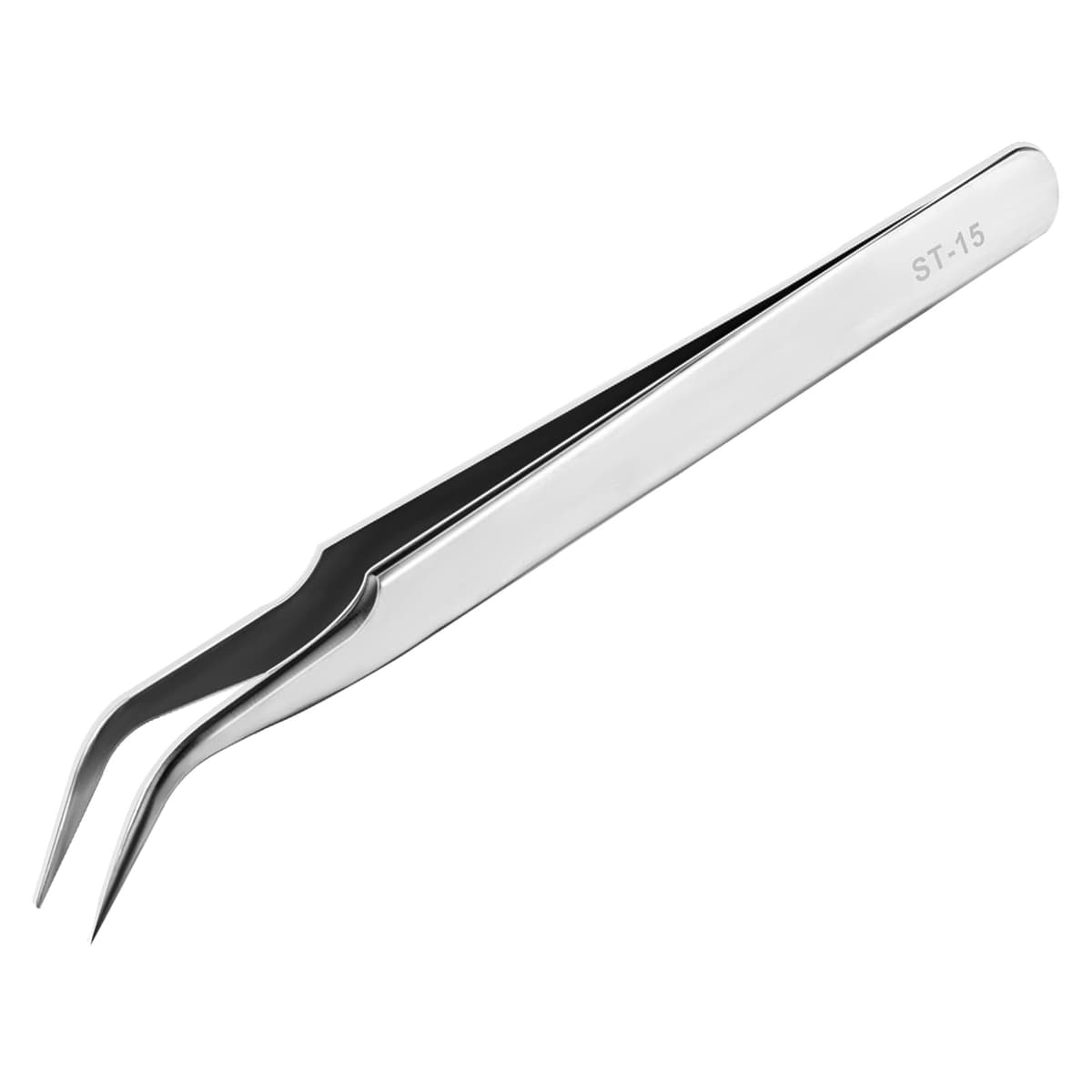 Ainiv Kit 12 Pcs Pinzas de Precisión, Tweezers ESD Anti-Estáticas de Acero Inoxidable Electrónicas, Trabajo de Laboratorio, Joyería, Maintenance Tools, Negro — view 14