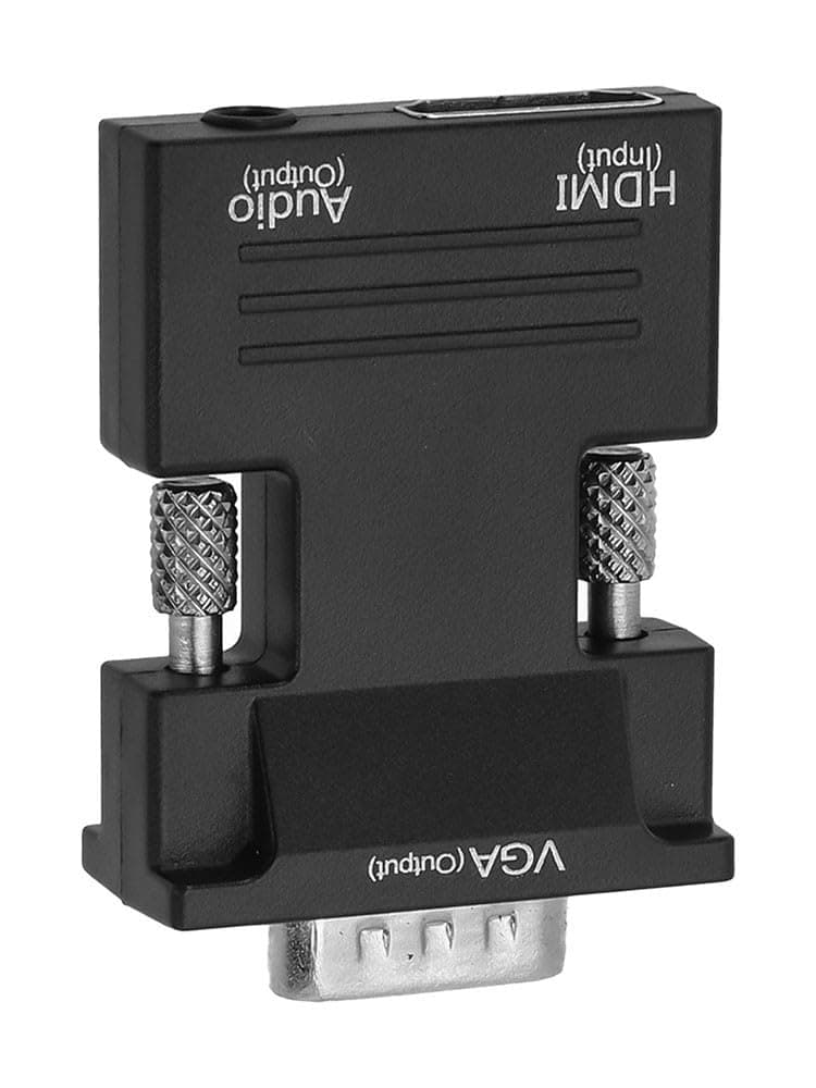 FACAIIO VGA Female to VGA Male Adapter with 3.5mm Audio Cable, Projector, Monitor, PC, and Laptop — view 4