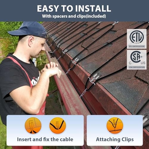 HEATIT HIRD 160 feet Roof & Gutter De-Icing Cable — view 3