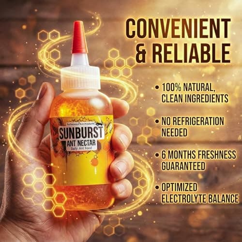 Sunburst Ant Nectar - 60 ml Premium Liquid Food (2017 Improved Version)