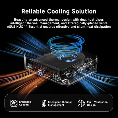 ASUS NUC 14 Essential, Intel NUC 14 N150 Mini PC, 8GB DDR5 RAM, 256GB SSD — view 7