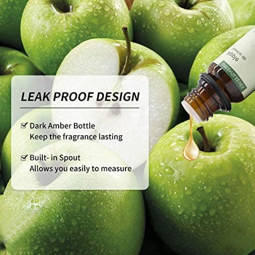 GREENSLEEVES Apple Essential Oil, 10ml Pure Plant-Based Fragrance Oil for Aromatherapy, Essential Oils for Diffuser, Air Freshener, Massage, Bath Bomb, Scented Candle Soap Making — view 3