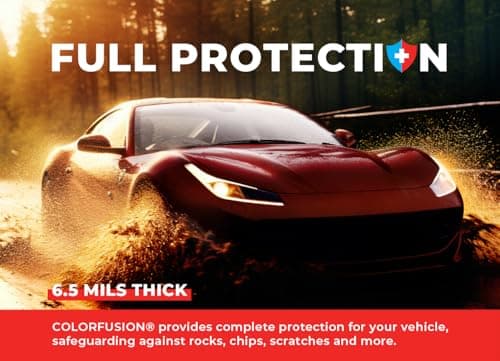 ColorFusion PPF by VViViD, Gloss Demon Dry Apply PPF Vinyl Car Wrap Roll 1ft x 5ft — view 5