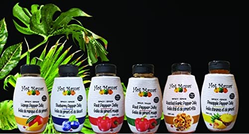 Hot Mamas Spicy Mango Pepper Jelly in Squeezable Bottle, 300ml — view 3