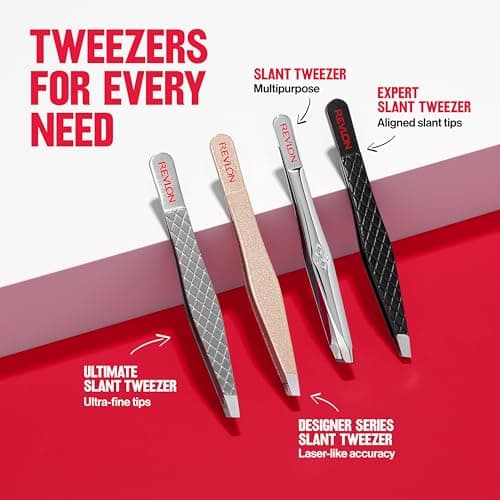 Revlon Expert Slant Tweezer, High Precision For an Easy Hair Removal, Made With Stainless Steel, 1 Count — view 9