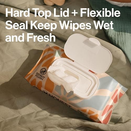 The Honest Company Hypoallergenic Multi-Use Baby Wipes for Sensitive Skin, Sunburst, 864 Count — view 4